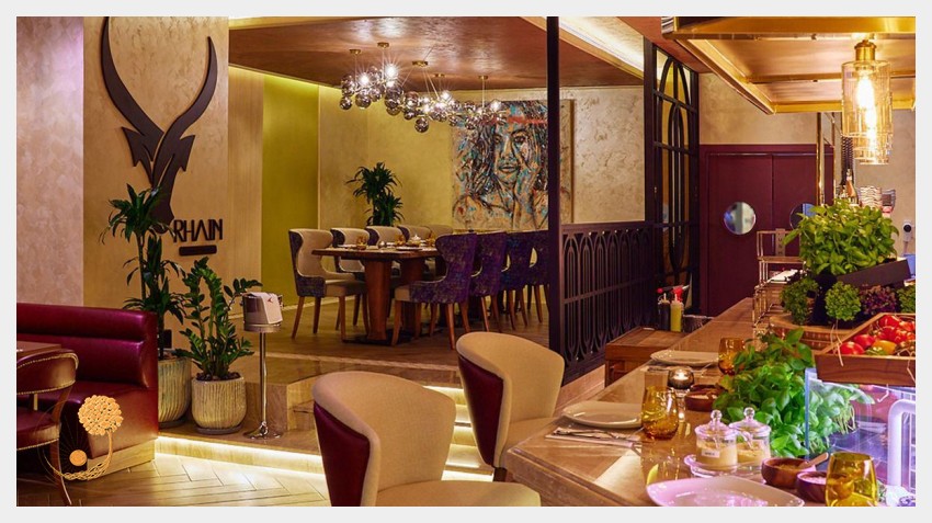 Kaliteli Cafe Koltuk Berjer Modeli - Rhain Steakhouse Dubai